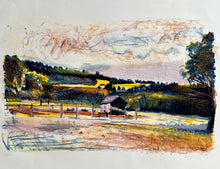 Load image into Gallery viewer, Purple Barn in Landscape, 1980