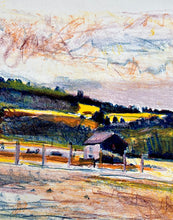 Load image into Gallery viewer, Purple Barn in Landscape, 1980