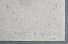 Load image into Gallery viewer, Signature:Carol K. Brown (b. 1945 - ) Untitled Sculpture: Six Vertical Elements., 1986 Aluminum Sculpture 53h x 48w x 30d inches Carol K. Brown is a visual artist based in Miami and New York. She began her career as a sculptor, but her work has evolved through numerous phases: anthropomorphic abstractions, figurative paintings, and social commentary. This aluminum statue is composed of six separate pieces on an aluminum base. Available at Manolis Projects Gallery.
