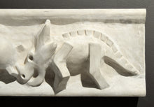 Load image into Gallery viewer, Detail:Tom Otterness (b.1952-) Battle of the Sexes, 1983 Cast Polyadam 11h x 45w x 5d inches Edition 3 of 3 This Limited edition reproduction of a section from the "Battle of the Sexes" frieze is part of the "Male Revolution" section. Available at Manolis Projects Gallery Edit alt text