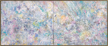 Load image into Gallery viewer, Jill Krutick (B. 1962- ) Secret Garden, 2020 Oil and acrylic on Canvas 60 x 144 inches 2 panels, 60 x 72 inches each 62 x 146 Framed