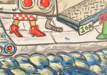 Load image into Gallery viewer, Red Grooms, Signature, Red Grooms art print