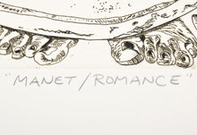 Load image into Gallery viewer, Red Grooms art, Manet Title detail picture