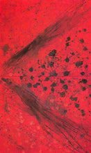 Load image into Gallery viewer, J. Steven Manolis, REDWORLD (Masculine), 2016, Acrylic and Latex Enamel on Canvas, 120 x 72 inches, Extra Large Abstract wall art