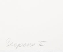 Load image into Gallery viewer, Detail:Ann McCoy (b. 1946-) Serpens II, 1979 Lithograph on Somerset paper 21 x 29.25 inches Artist Proof 20/25 Hand signed and numbered by artist. For sale at Manolis Projects gallery, Miami, FL