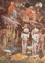 Load image into Gallery viewer, Ann McCoy (b. 1946-) The Underworld, 1980 Color Lithograph on two sheets of Rolled Arches paper 42 x 30 inches Artist Proof 1/1 Hand signed and numbered by artist. For sale at Manolis Projects Gallery, Miami, FL