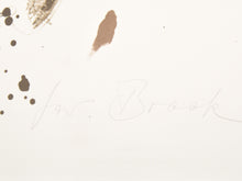 Load image into Gallery viewer, Detail:Jorge Stever (b. 1940 - 2019) Warming Cooling Tones, 1973 Lithograph with 3D elements in Acrylic on paper 41.5 x 29.5 inches Proof 1/5 Edition of 40 Hand signed and numbered by artist. Jorge Stever was born in Germany and is considered a Postwar & Contemporary painter. He called himself a researcher rather than a painter even though he uses painting and sculpture to project his concepts. For Sale at Manolis Projects Gallery