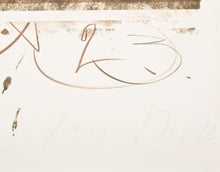 Load image into Gallery viewer, Detail:Jorge Stever (b. 1940 - 2019) Warming Cooling Tones, 1973 Lithograph with 3D elements in Acrylic on paper 41.5 x 29.5 inches Proof 1/5 Edition of 40 Hand signed and numbered by artist. Jorge Stever was born in Germany and is considered a Postwar & Contemporary painter. He called himself a researcher rather than a painter even though he uses painting and sculpture to project his concepts. For Sale at Manolis Projects Gallery