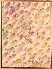 Load image into Gallery viewer, Hunt Slonem, Gouldians framed, 1989, Oil painting on canvas, 40 x 30 inches, Hunt Slonem art for sale, Hunt Slonem bird paintings