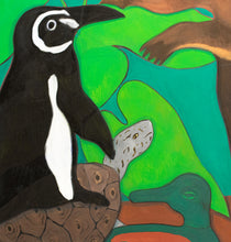 Load image into Gallery viewer, Detail: Hunt Slonem (b. 1951-), Panda, 1980, Oil on canvas, 67 x 56 inches. Hunt Slonem believes that, "We have become ecologically insane …as the human indifference to- outright disrespect for- the natural environment proves." Species of animals are quickly disappearing. Slonem wants to preserve the animals and jungles by means of art. Hunt Slonem has been a big supporter for the preservation of the panda bear. Available at Manolis Projects Gallery.