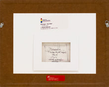 Load image into Gallery viewer, Back:J. Steven Manolis (b. 1948-) Flamingo 1832-2016 - Key West (07.10.01), 2016 Watercolor, Acrylic and Gouache on paper 7 x 10 inches Framed: 12.5 x 15.5 inches Nature is “God’s art,” according J. Steven Manolis. Manolis’ nature abstractions are his exploration of his relationship with nature and man's relationship with nature. He also uses his abstractions as a warning to man about climate change and protecting nature.