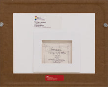 Load image into Gallery viewer, Back:J. Steven Manolis (b. 1948-) Flamingo 1832-2016 - Key West (07.10.03), 2016 Watercolor, Acrylic and Gouache on paper 7 x 10 inches Framed: 12.5 x 15.5 inches Nature is “God’s art,” according J. Steven Manolis. Manolis’ nature abstractions are his exploration of his relationship with nature and man's relationship with nature. He also uses his abstractions as a warning to man about climate change and protecting nature.