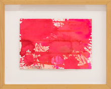 Load image into Gallery viewer, J. Steven Manolis, Flamingo 1832-2016 (Key West) 7.10.04, watercolor painting on paper, 7 x 10 inches, Pink Abstract Art, Tropical Watercolor paintings for sale at Manolis Projects Art Gallery, Miami, Fl