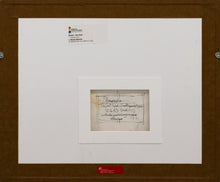 Load image into Gallery viewer, Back:J. Steven Manolis (b. 1948-) Key West- Splash Sunset (T= 0), 2016 Watercolor, Acrylic and Gouache on Arches paper 12 x 16 inches Framed: 19 x 22.50 inches Manolis, is an American abstract expressionist artist who paints in both watercolors and acrylics on canvas. He studied for 30 years under the tutelage of world renown colorist Wolf Kahn (1927-2020).