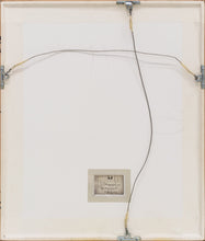 Load image into Gallery viewer, Back : J. Steven Manolis (b.1948-) Orange & Black, 2004 Watercolor and Acrylic on Arches paper 12 x 9 inches Framed: 22.5 x 19 inches J. Steven Manolis, is an American abstract expressionist artist who paints in both watercolors and acrylics on canvas. He studied for 30 years under the tutelage of world renown colorist and former student of Hans Hofman, Wolf Kahn (1927-2020).