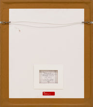 Load image into Gallery viewer, Back:J. Steven Manolis (b. 1948-) Jellyfish (14.16.03), 2016 Watercolor on Arches paper 17 x 14 inches Framed: 23.5 x 20.5 inches J. Steven Manolis, is an American abstract expressionist artist who paints in both watercolors and acrylics on canvas. He studied for 30 years under the tutelage of world renown colorist and former student of Hans Hofman, Wolf Kahn (1927-2020). He is fascinated by the tropical flora and fauna of Florida, where he lives. Jellyfish is one of his many seascapes.