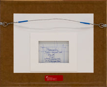 Load image into Gallery viewer, Back:J. Steven Manolis (b. 1948-) Splash-Key West (07.10.09), 2016 Watercolor, Acrylic and Gouache on paper 7 x 10 inches Framed: 12.5 x 15.5 inches The beautiful blues of the Key West ocean are featured in this seascape. In Key West, the sea bed is white sand and extremely shallow so the sea reflects the atmosphere and sun above. So, the ocean is constantly changing colors.