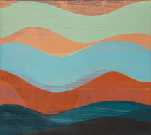 Load image into Gallery viewer, Margaret Neill (B. 1956- ) Swirl, 2004 Oil on canvas 26 x 29 inches This work investigates the properties of abstract curvilinear forms found in nature and the localized conditions of her New York City environment. The works are both intuitive and analytical in developed drawings and paintings that are composed of deeply layered intersecting geometries. Available at Manolis Projects Gallery