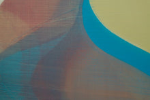 Load image into Gallery viewer, Detail:Margaret Neill Station, 2015, Oil on canvas 36 x 36 inches This work investigates curvilinear forms found in nature and the localized conditions of her New York City environment. The works are both intuitive and analytical in developed drawings and paintings that are composed of deeply layered intersecting geometries, at Manolis Projects gallery , Miami FL