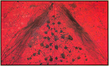 Load image into Gallery viewer, J. Steven Manolis (1948 - ) REDWORLD Masculine, 2016 Acrylic and Latex Enamel on Canvas 120 x 72 inches The REDWORLD series started with a poem that Manolis wrote about his philosophy of life. He strongly believes that out of crisis and chaos, we can birth new dreams. Life must be lived fully and with passion. The world is full of possibilities, not limitations. For sale at Manolis Projects Gallery, Miami, FL