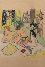 Load image into Gallery viewer, Red Grooms, The Tattoo Artist, 1981, Lithogaph on paper, Artist proof #1 of 10, Red Grooms Art for sale at Manolis Projects Art Gallery, Miami, Fl