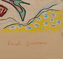 Load image into Gallery viewer, Signature:Red Grooms The Tattoo Artist (Artist Proof), 1980 Lithograph on Japanese Chauke paper 38 x 25 inches AP 1/10 for the edition of 38 Red Grooms is an American multi-media artist who has consistently been at the fore of major, innovative art movements. Starting in the 1950’s, Grooms was an early pioneer in Happenings & Performance Art. He was also an early force in Art Film, Installation Art and Pop art. Available at Manolis Projects Gallery