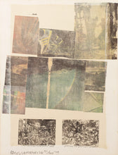Load image into Gallery viewer, Robert Rauschenberg, People Have Enough Trouble Without Being Intimidated By An Artichoke, Offset Color Lithograph with Collage, 1979, 28.7x22.5, Robert Rauschenberg prints, Robert Rauschenberg art for sale