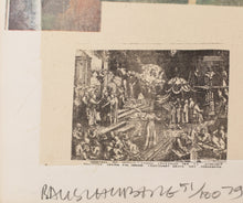 Load image into Gallery viewer, Robert Rauschenberg art, signature