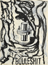 Load image into Gallery viewer, Panel A:Tony Bevan (b.1951-) Air Fist (Part A, B,C), 1983 Oil Stick on paper Triptych: 18 x 60 inches Each Sheet: 24 x 18 inches. For Sale at Manolis Projects Gallery