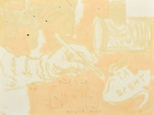 Load image into Gallery viewer, Detail Back Panel B:Tony Bevan (b.1951-) Air Fist (Part A, B,C), 1983 Oil Stick on paper Triptych: 18 x 60 inches Each Sheet: 24 x 18 inches. For Sale at Manolis Projects Gallery