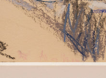 Load image into Gallery viewer, Detail:Wolf Kahn (1927-2020) Study for Winter, 1984 Pastel on paper 12 x 18 inches (unframed). This winter landscape is unusual because Kahn rarely spent winters in Vermont, so he painted very few winter landscapes. Available at Manolis Projects Gallery