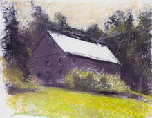 Load image into Gallery viewer, Wolf Kahn, Barn in July, 2009, Pastel on paper, 11 x 14 inches, Wolf Kahn Pastels, Wolf Kahn Pastels for sale, Wolf Kahn Barns