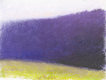 Load image into Gallery viewer, Wolf Kahn, Dark Purple Tree Wall, 1995, Pastel on paper, 9 x 12 inches, Wolf Kahn Pastels, Wolf Kahn Pastels For Sale