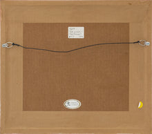 Load image into Gallery viewer, Back:Wolf Kahn (1927-2020) Tree Wedge, Red/Orange, 1994 Pastel on paper 8 x 10 inches This Abstract of a landscape is truly spectacular with its vibrant greens, red, oranges, yellows, and cream. This Wolf Kahn at his best. Available at Manolis Projects Gallery