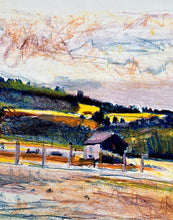 Load image into Gallery viewer, Purple Barn in Landscape, 1980
