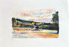 Load image into Gallery viewer, Purple Barn in Landscape, 1980
