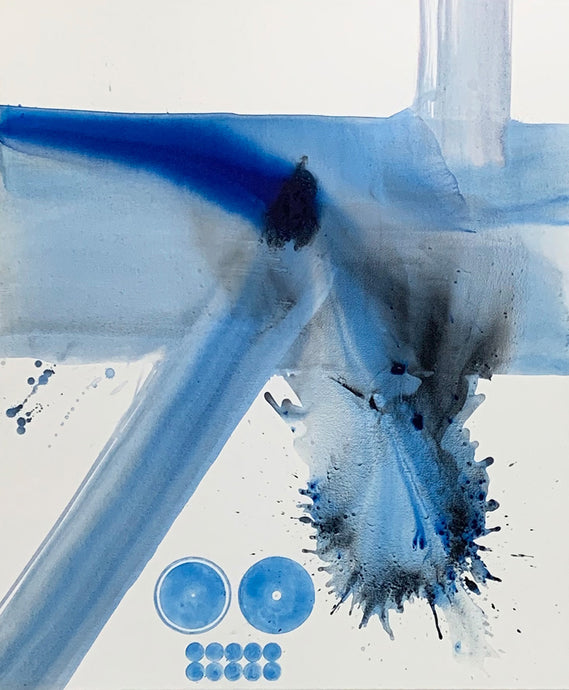 J. Steven Manolis, Palm Beach Light Winter-Solstice, 2019, Acrylic painting on canvas, 72 x 60 inches, Large Abstract Wall Art, Gestural abstract art for sale at Manolis Projects Art Gallery, Miami, Fl