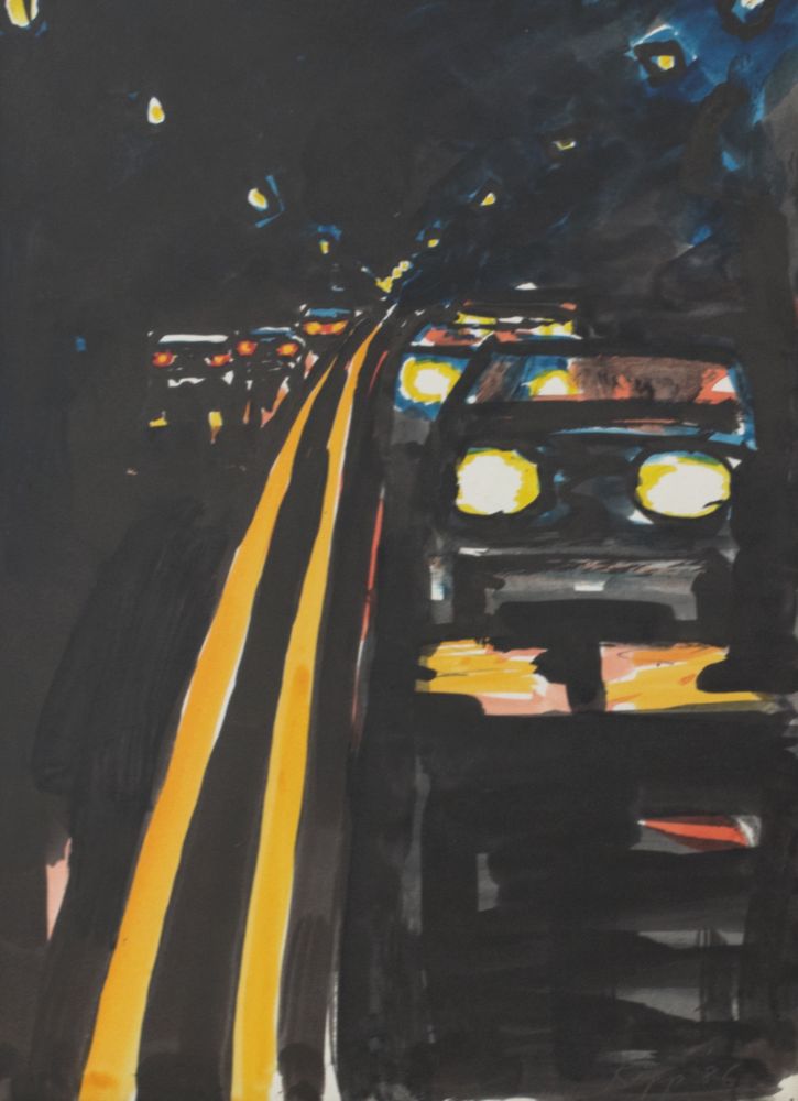 Cars at Night, 1986
