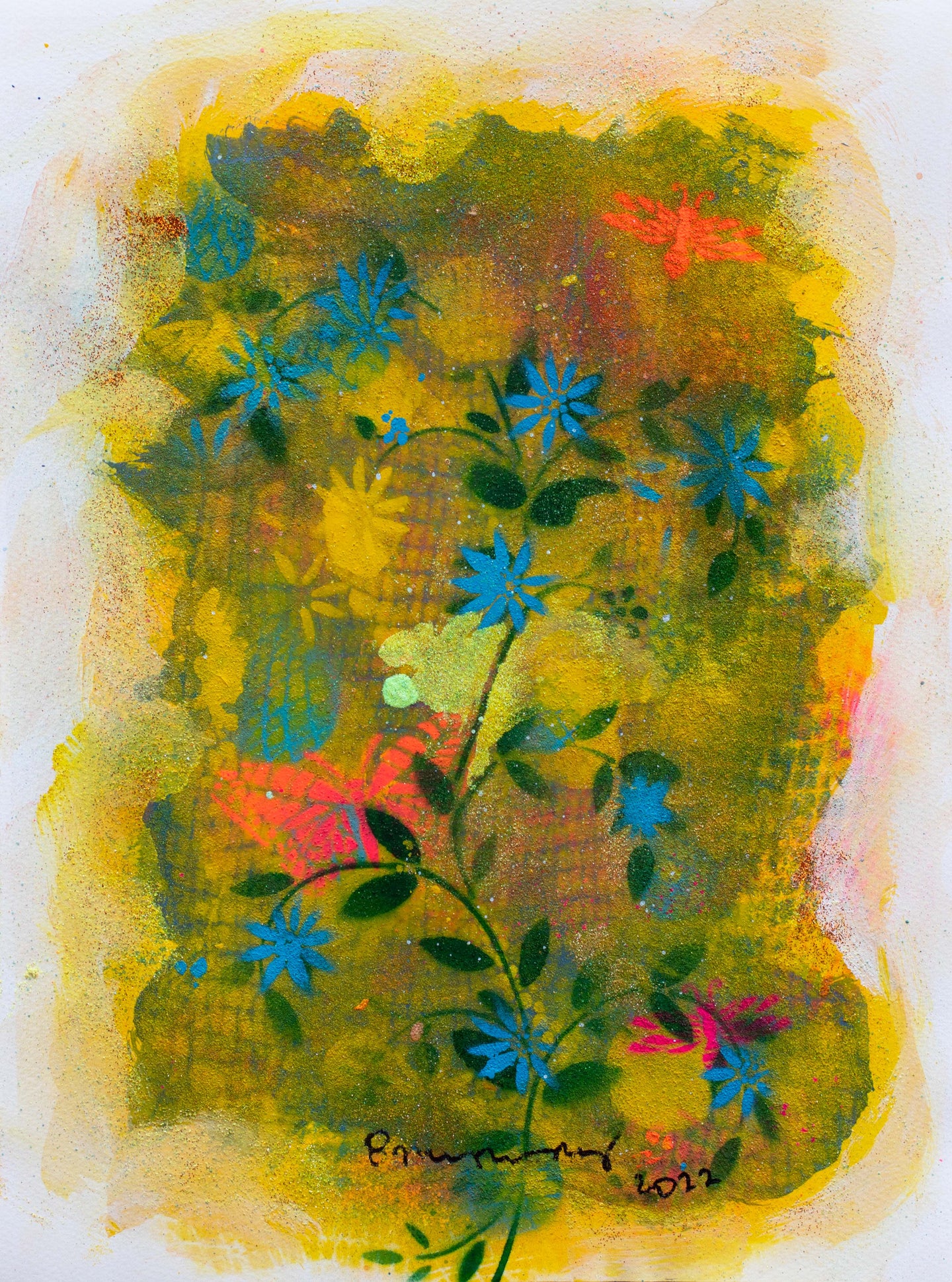 Garden Surprise with Butterflies V, 2022