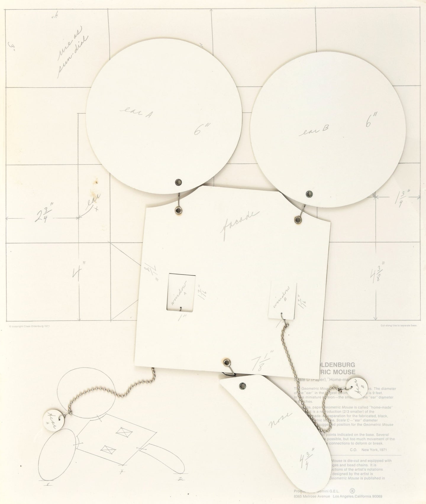 Geometric Mouse: Scale D, 1971