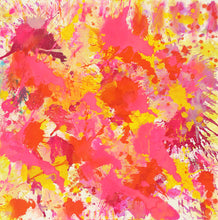 Load image into Gallery viewer, J. Steven Manolis, Flamingo (sun-filled), Acrylic on canvas, 30 x 30 inches, Flamingo Art, Abstract expressionism art for sale at Manolis Projects Art Gallery, Miami, Fl
