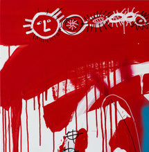 Load image into Gallery viewer, Fernanda Lavera, Modo Killer, 2020, acrylic on canvas, 79 x 45 inches, corner detail
