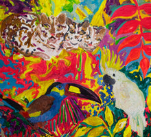 Load image into Gallery viewer, Hunt Slonem art for sale, Hunt Slonem bird paintings
