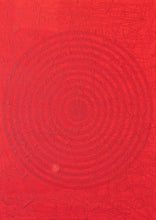 Load image into Gallery viewer, J. Steven Manolis, Red on Red Concentric, 2022, Acrylic and Latex enamel on canvas, 40 x 30 inches, red abstract wall art
