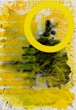 Load image into Gallery viewer, J.Steven Manolis, Sunshine (The Light after the Darkness), 2020, acrylic on canvas, 20 x 14 inches, Sunshine art, Yellow Abstract Art for Sale at Manolis Projects Art Gallery, Miami Fl
