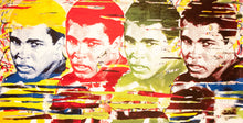 Load image into Gallery viewer, Mr. Brainwash, The Greatest-Muhammad Ali, 2014, Screenprint on Archival Paper, 37 x 70 inches, Edition 13 of 70, Mr Brainwash print, Mr Brainwash Art for sale at Manolis Projects Art Gallery, Miami, Fl
