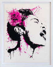Load image into Gallery viewer, Mr Brainwash, Lady Day (Billie Holiday Print), 2009, Screenprint in colors on paper, 30 x 22 inches, framed, mr brainwash prints for sale
