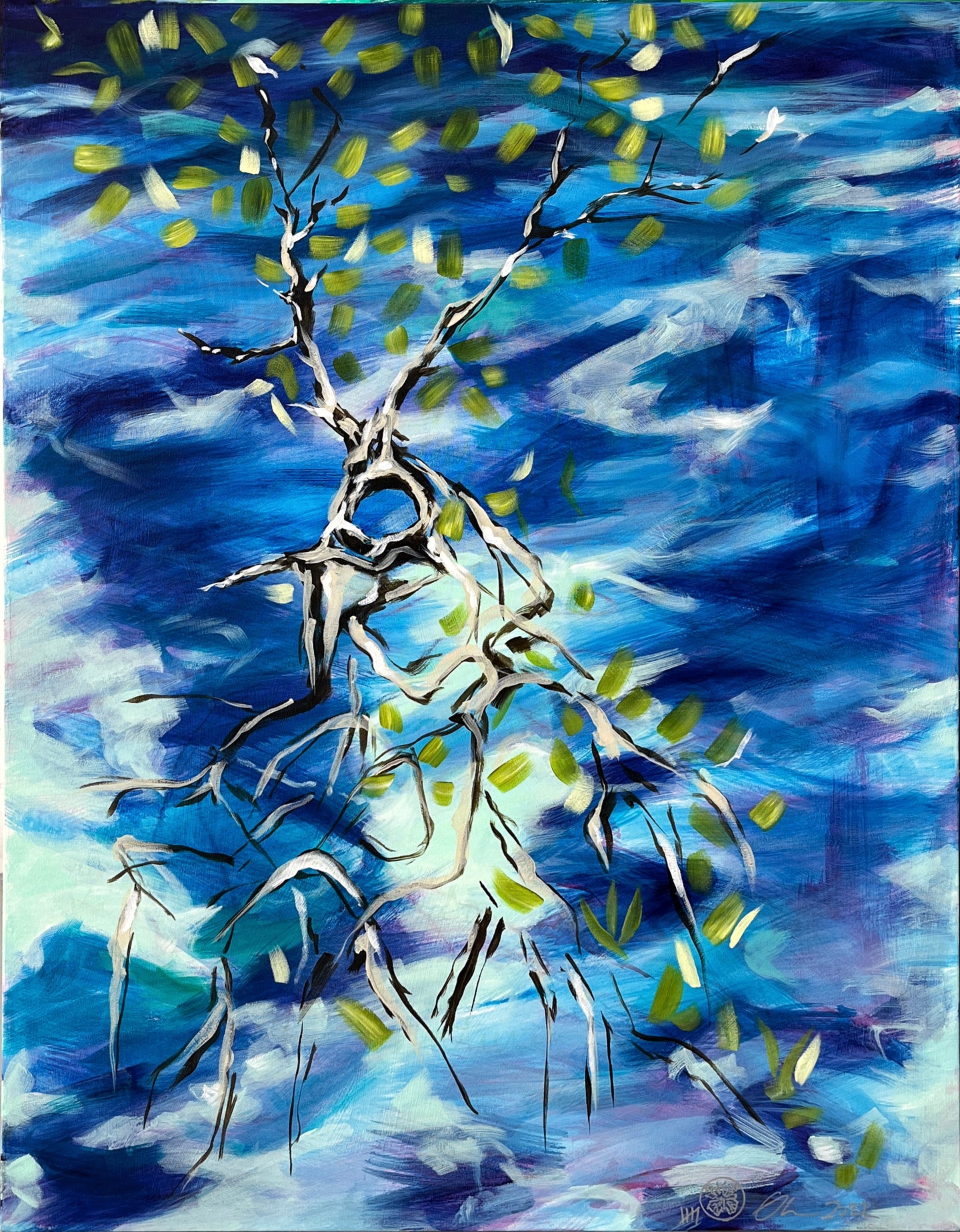 Sun, Beach, Water & Sky (Branches), 2022