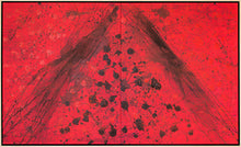 Load image into Gallery viewer, J. Steven Manolis (1948 - ) REDWORLD Masculine, 2016 Acrylic and Latex Enamel on Canvas 120 x 72 inches  The REDWORLD series started with a poem that Manolis wrote about his philosophy of life. He strongly believes that out of crisis and chaos, we can birth new dreams. Life must be lived fully and with passion. The world is full of possibilities, not limitations.  For sale at Manolis Projects Gallery, Miami, FL
