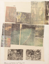 Load image into Gallery viewer, Robert Rauschenberg, People Have Enough Trouble Without Being Intimidated By An Artichoke, Offset Color Lithograph with Collage, 1979, 28.7x22.5, Robert Rauschenberg prints, Robert Rauschenberg art for sale
